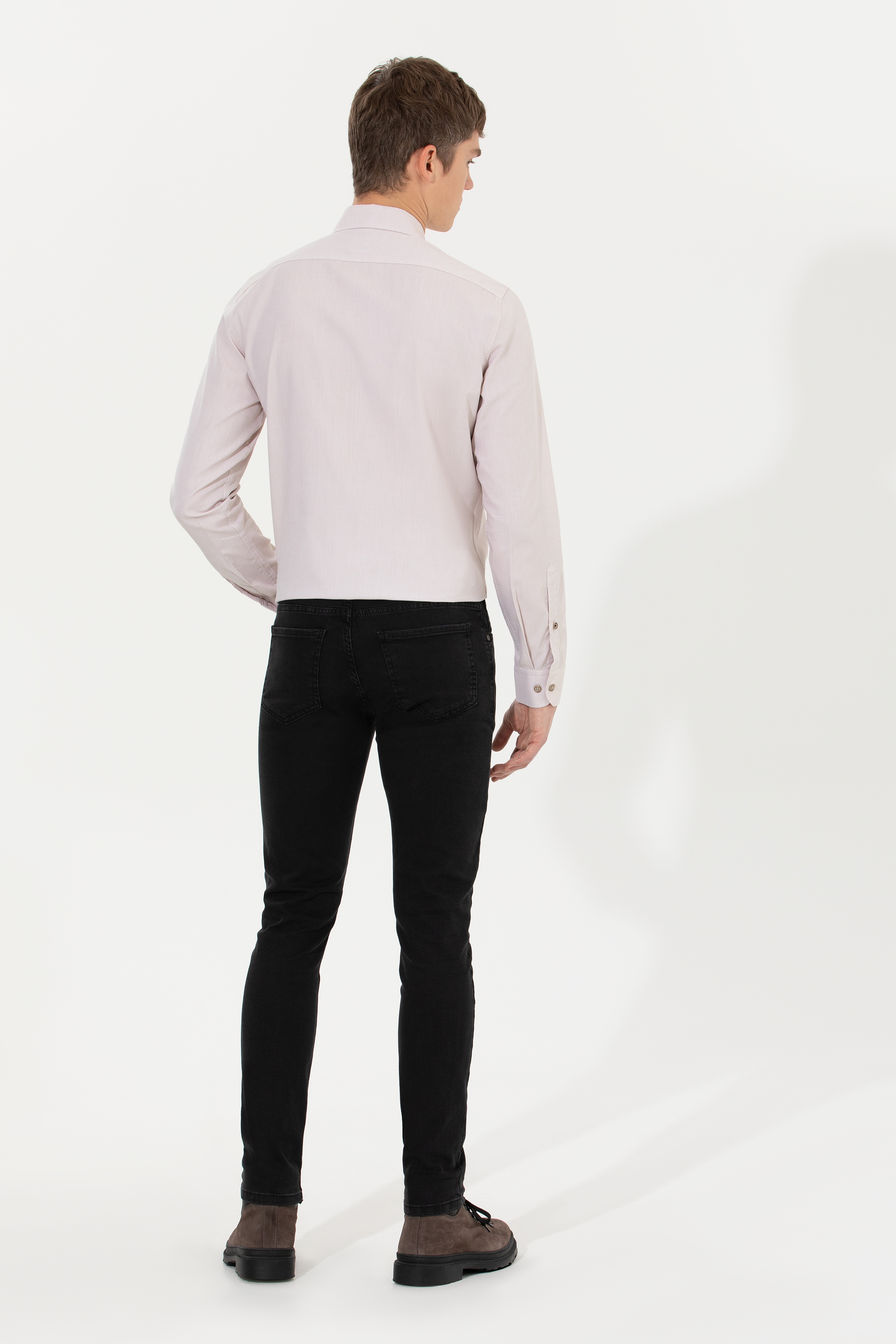 Erkek Siyah Jean Pantolon - Image 4