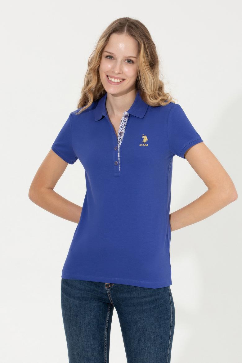 Kadın Mavi Basic Tişört - 50248993116