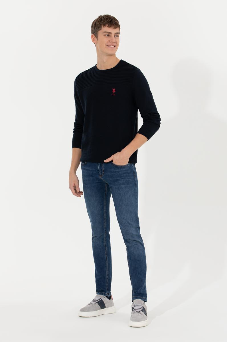 Erkek Mavi Jean Pantolon