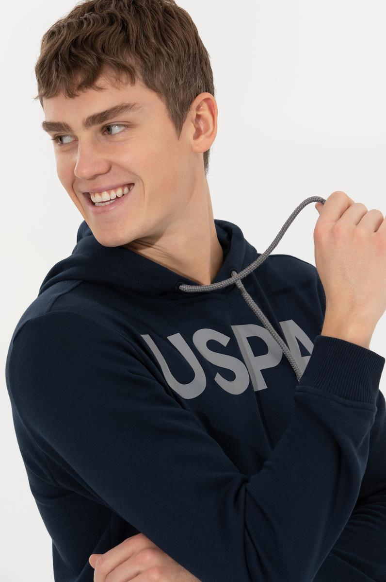 Erkek Lacivert Basic Sweatshirt