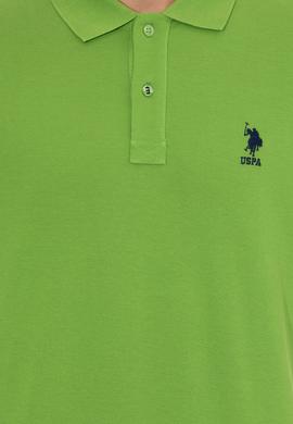 Erkek Yeşil Polo Yaka T-Shirt Basic - 50248548044