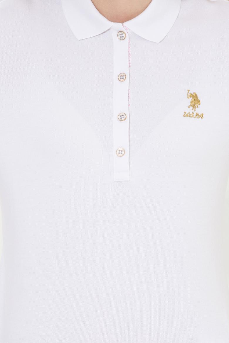 Kadın Beyaz Basic Tişört - 50248993005