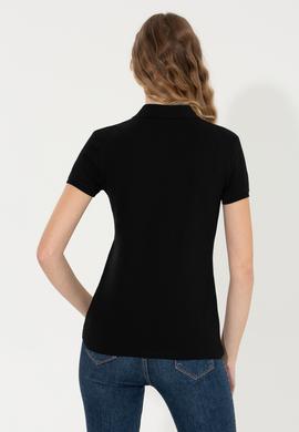 Kadın Siyah Basic Tişört - 50248993062