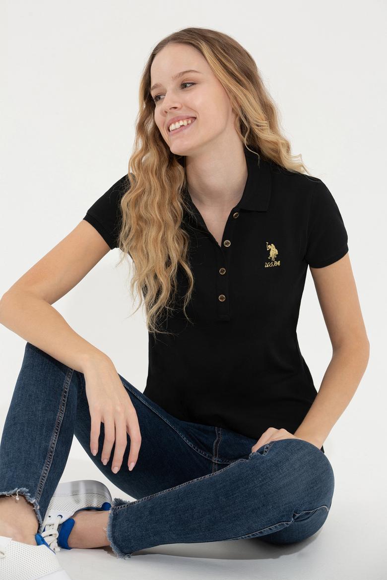 Kadın Siyah Basic Tişört - 50248993062