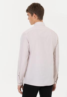 Erkek Taş Uzun Kollu Basic Gömlek - 50256733074