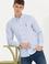 Erkek Açık Mavi Uzun Kollu Basic Gömlek