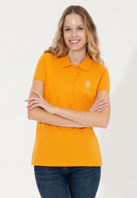 Kadın Sarı Basic Tişört - 50246278133