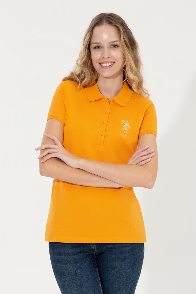 Kadın Sarı Basic Tişört