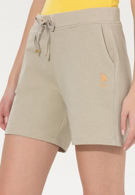 Kadın Haki Örme Şort - 50246032018