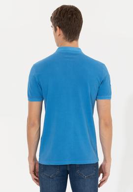 Erkek Petrol Basic Polo Yaka Tişört - 50248553060