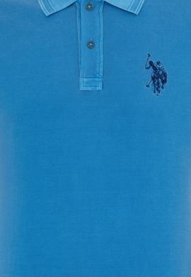 Erkek Petrol Basic Polo Yaka Tişört - 50248553060