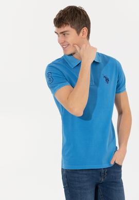 Erkek Petrol Basic Polo Yaka Tişört - 50248553060