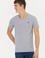 Erkek Gri Melanj Basic Tişört
