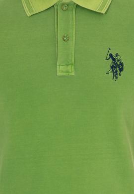 Erkek Yeşil Polo Yaka T-Shirt Basic - 50248553010
