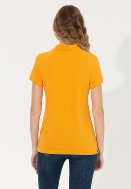 Kadın Sarı Basic Tişört - 50246278133