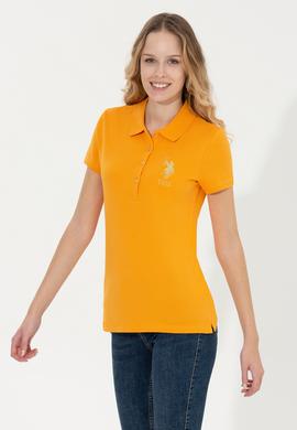 Kadın Sarı Basic Tişört - 50246278133