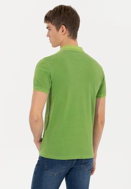 Erkek Yeşil Polo Yaka T-Shirt Basic - 50248553010