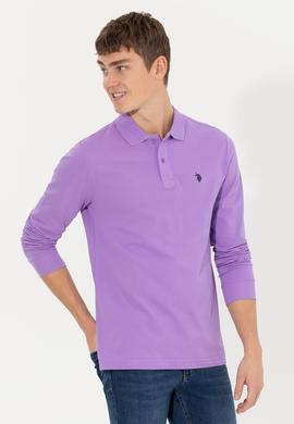 Erkek Lila Basic Sweatshirt - 50253121076