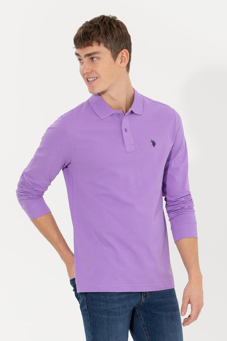 Erkek Lila Basic Sweatshirt - 50253121076