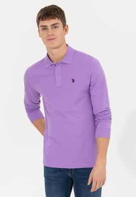 Erkek Lila Basic Sweatshirt - 50253121076