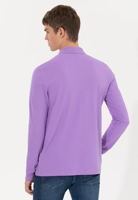 Erkek Lila Basic Sweatshirt - 50253121076