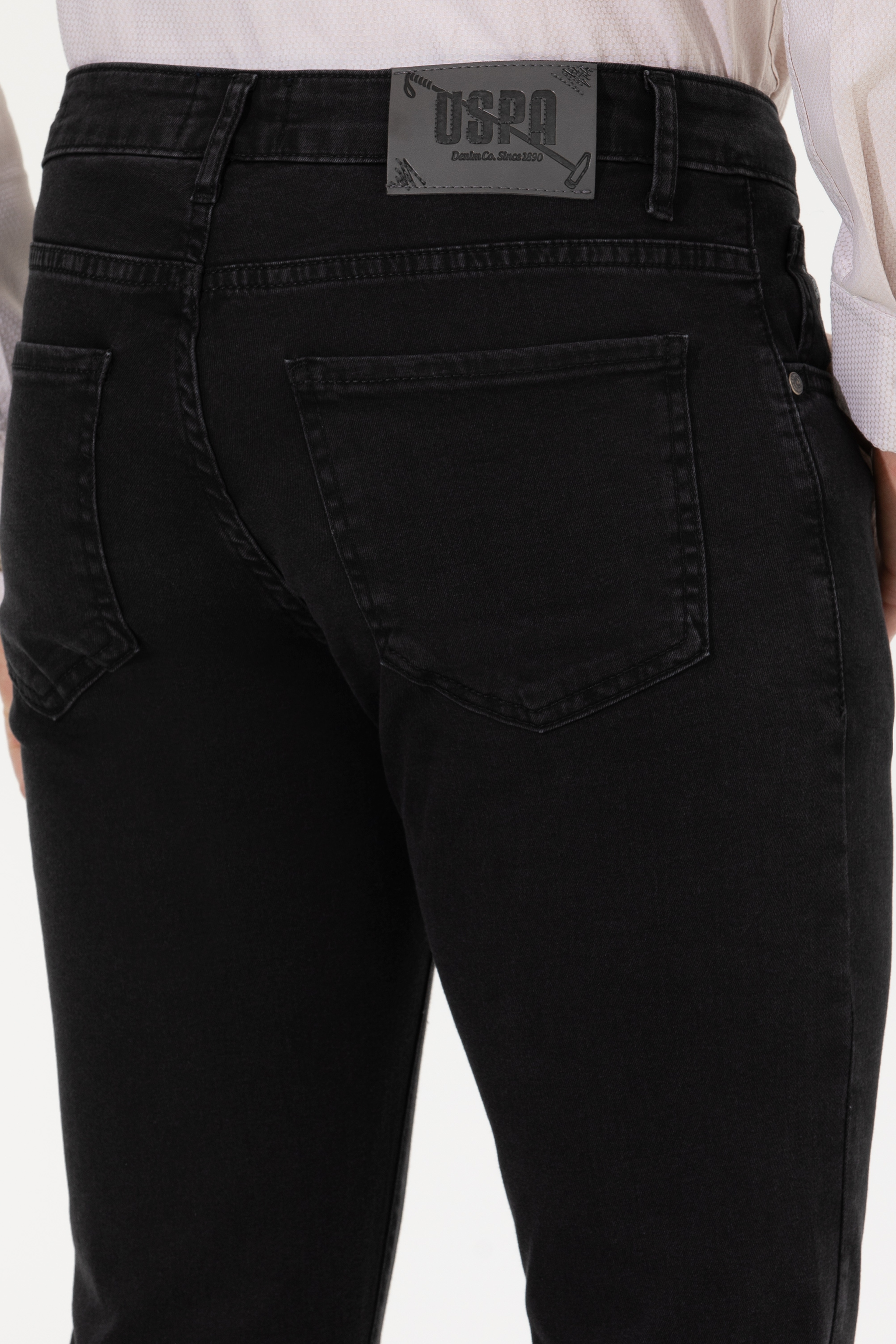 Erkek Siyah Jean Pantolon