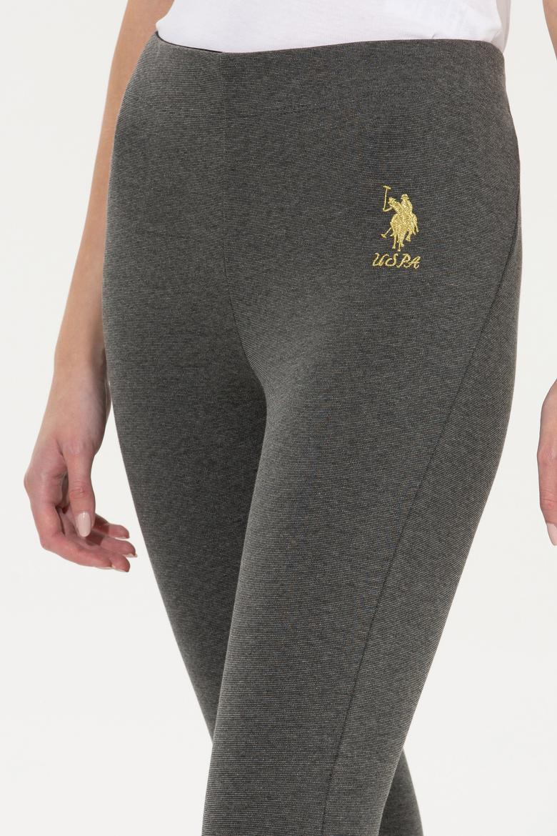 Kadın Antrasit Melanj Tayt - 50256295020