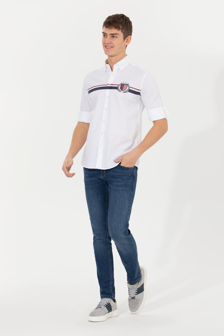 Erkek Beyaz Uzun Kollu Gömlek - 50257007010