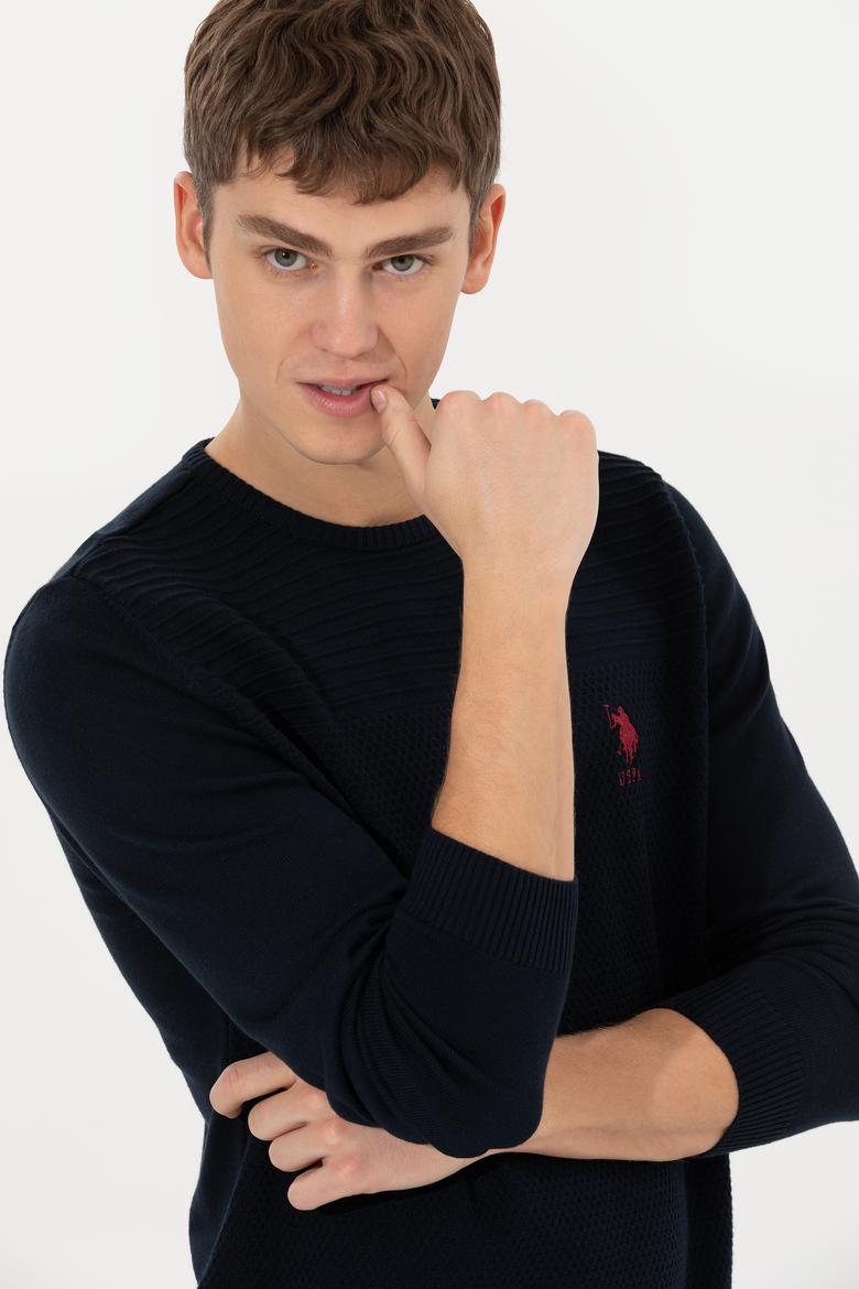 Erkek Lacivert Kazak - 50252311016