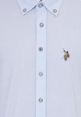 Erkek Açık Mavi Uzun Kollu Basic Gömlek - 50256733011