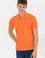 Erkek Turuncu Polo Yaka Basic T-Shirt