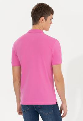 Erkek Pembe Basic Polo Yaka Tişört - 50250001058