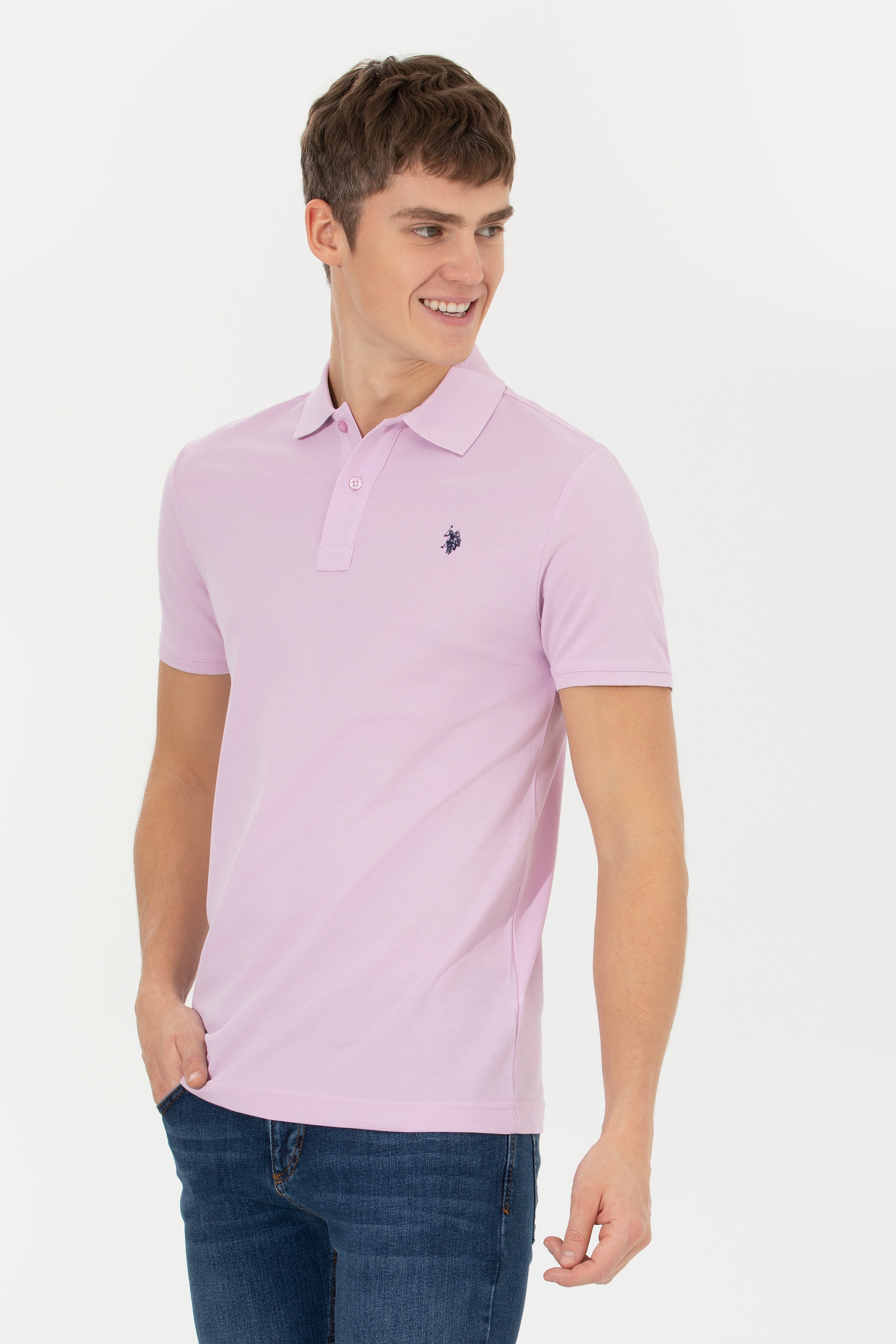 Erkek Manolya Basic Polo Yaka Tişört