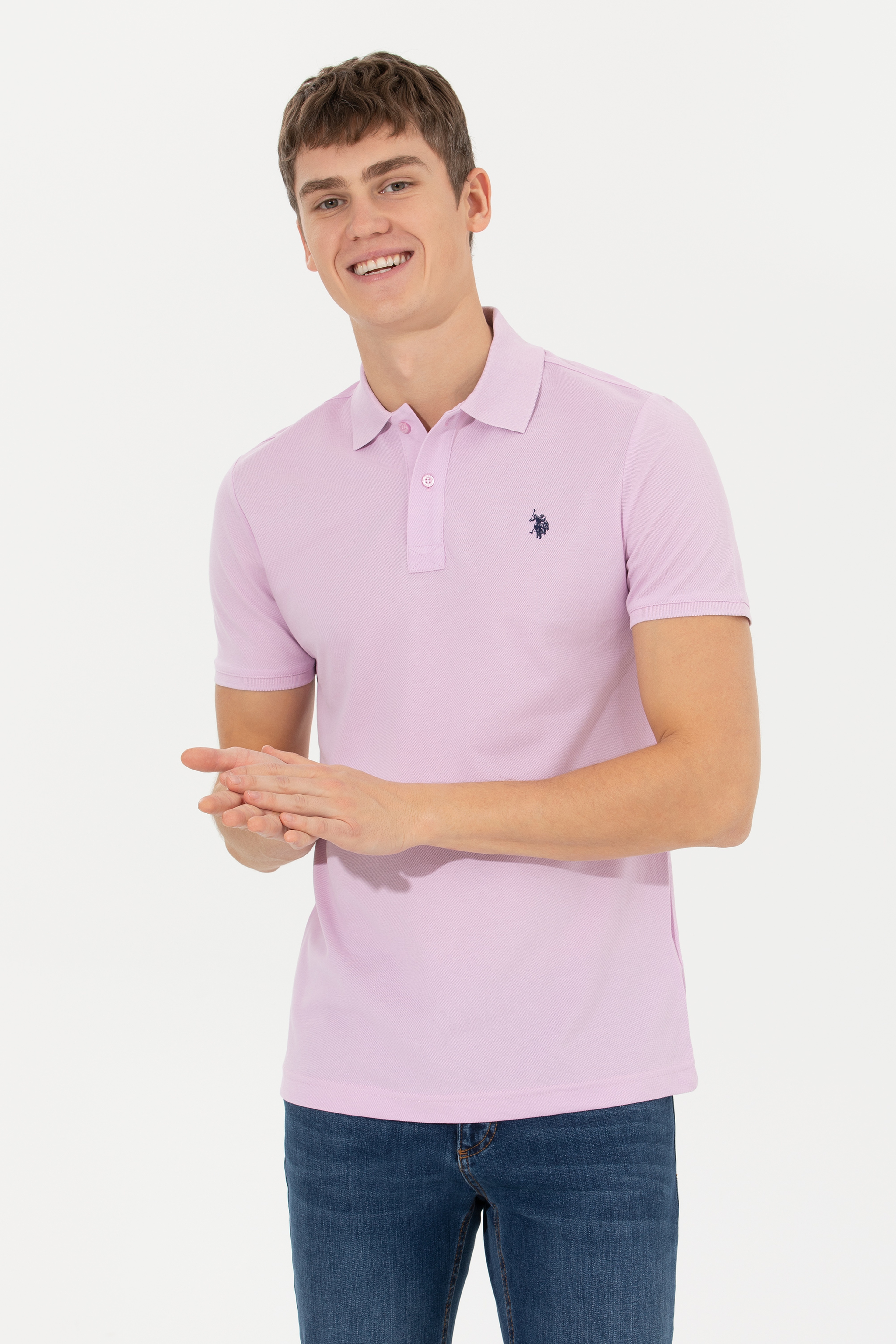 Erkek Manolya Basic Polo Yaka Tişört - Image 2