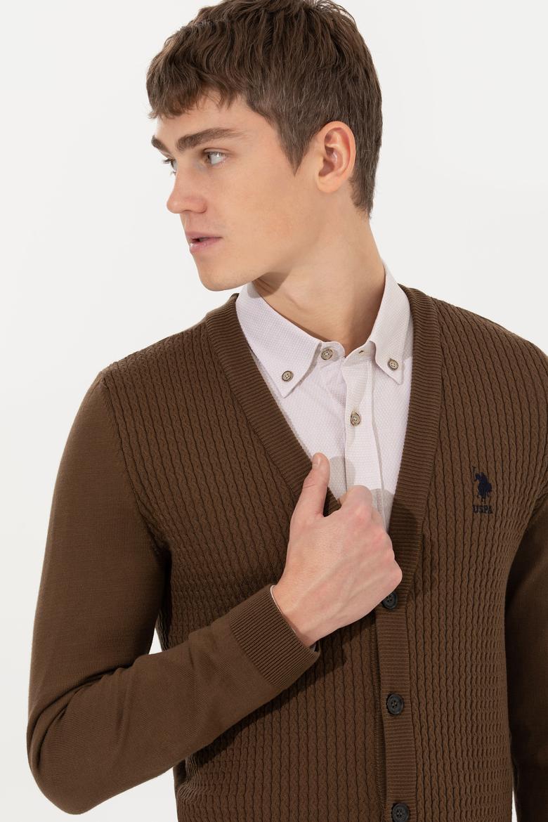 Erkek Coconut Basic Triko Hırka - 50253442056