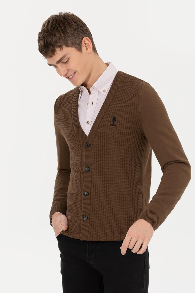 Erkek Coconut Basic Triko Hırka - 50253442056