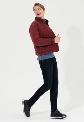 Erkek Vişne Mont - 50255747039