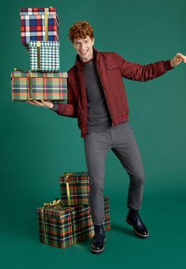 Erkek Vişne Mont - 50255747039