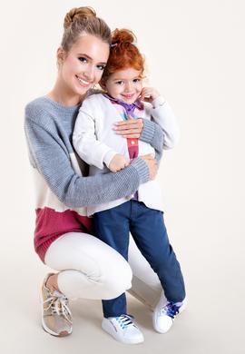 Kız Çocuk İndigo Kanvas Pantolon - 50256600001