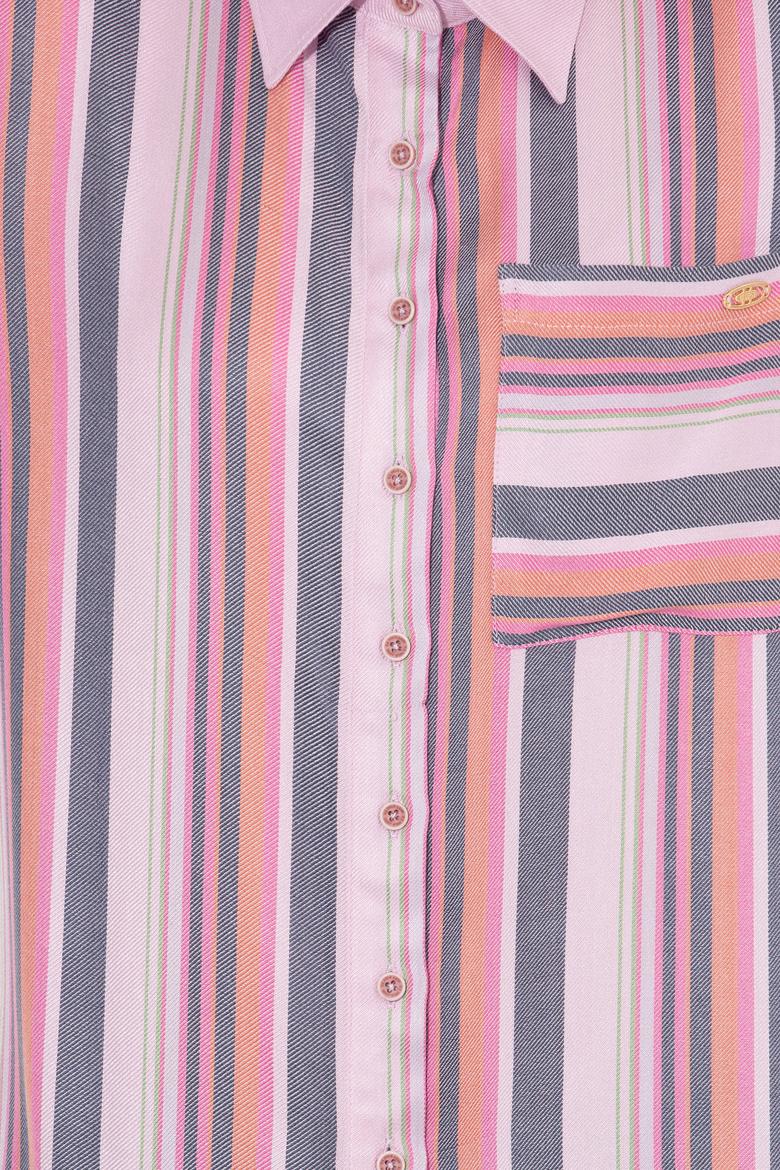 Kadın Manolya Uzun Kollu Gömlek - 50255035013