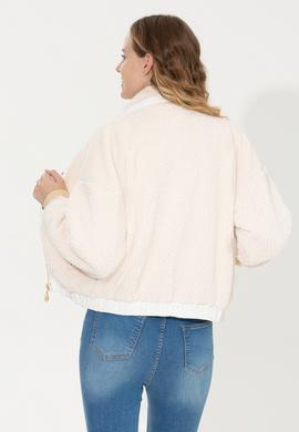 Kadın Ekru Sweatshirt - 50255042014