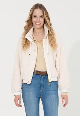 Kadın Ekru Sweatshirt - 50255042014