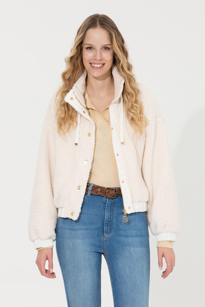 Kadın Ekru Sweatshirt