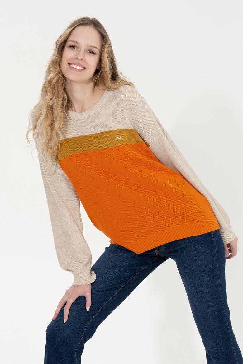 Kadın Kiremit Kazak - 50251899036