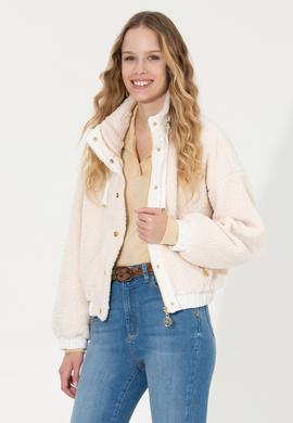 Kadın Ekru Sweatshirt - 50255042014