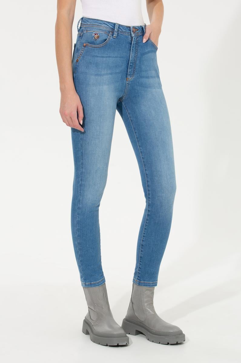 Kadın Mavi Jean Pantolon