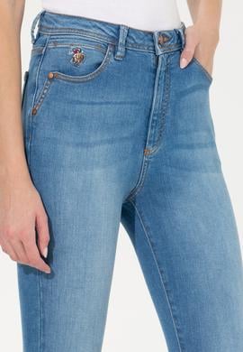 Kadın Mavi Jean Pantolon - 50256747006