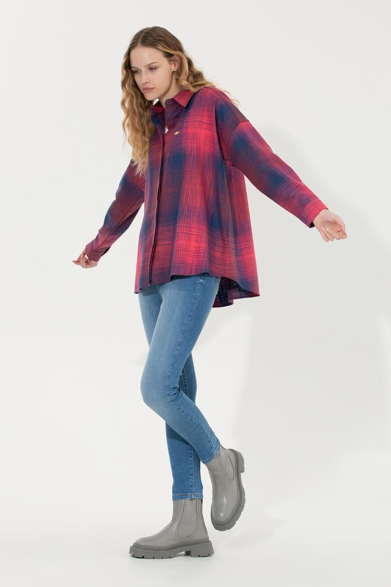 Kadın Mavi Jean Pantolon - 50256747006