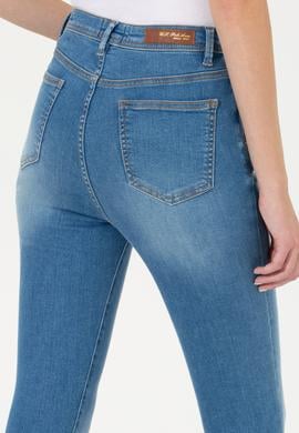 Kadın Mavi Jean Pantolon - 50256747006