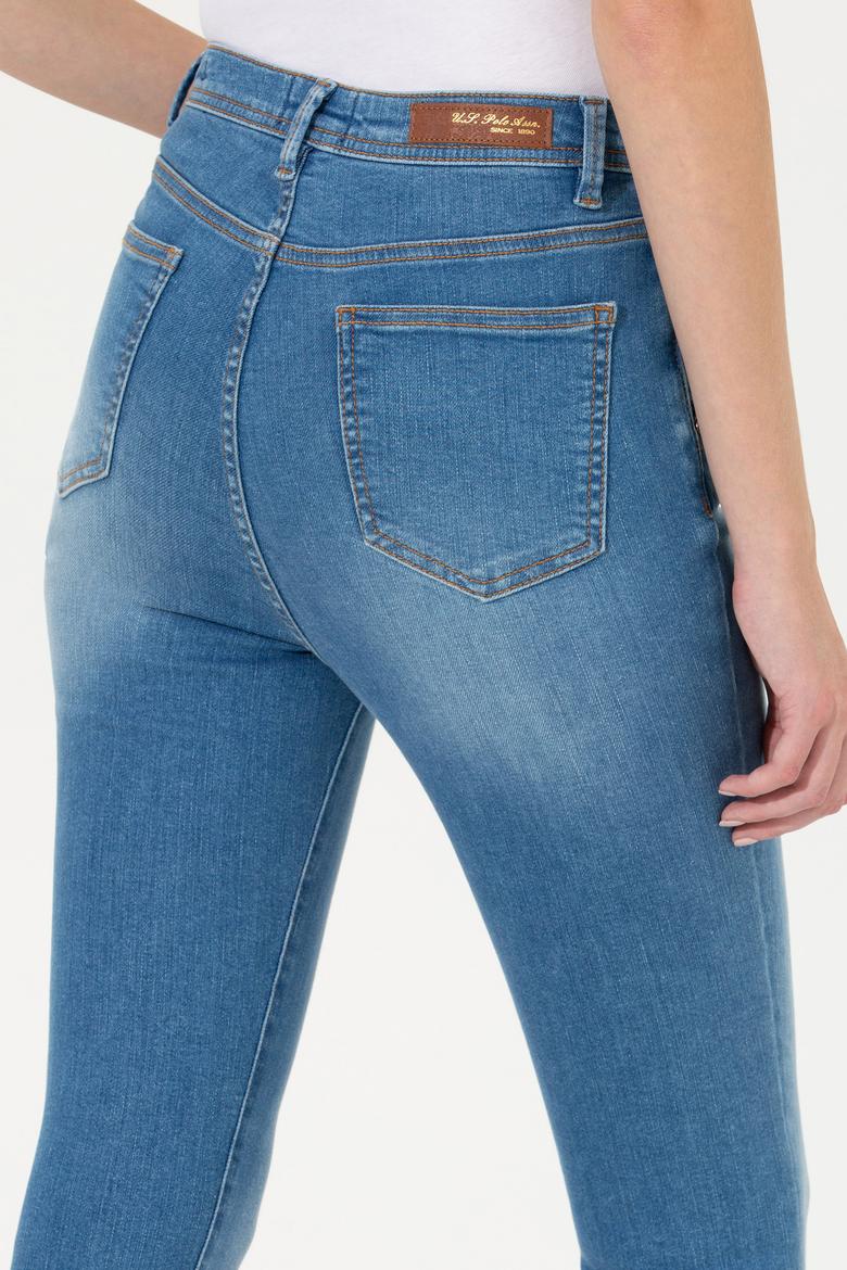 Kadın Mavi Jean Pantolon - 50256747006